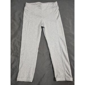 Aero Women's Grey Capri Workout Leggings